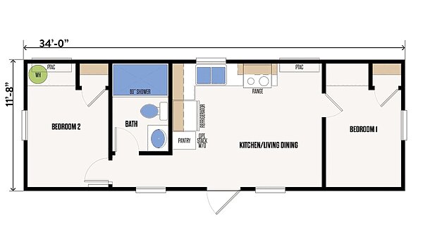 Park Model and Tiny Homes / The Terra Layout 91326