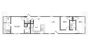 Singlewides / The Ada Layout 91441