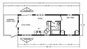 Tiny Homes / Hiker's Hideout 4B 101 Layout 92352