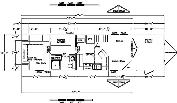 Tiny Homes / Polar Pines 4B 109 Layout 92394