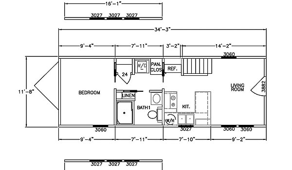 Tiny Homes / Campfire Bliss 4B 116 Layout 92440