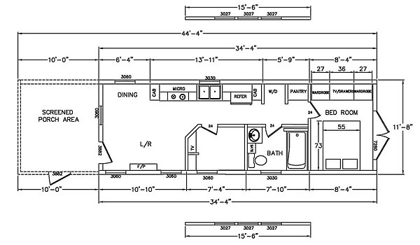 Tiny Homes / Sunset Shores 4B 120 Layout 92448