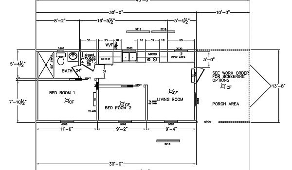 Tiny Homes / Autumn Breeze 4B 125 Layout 92449