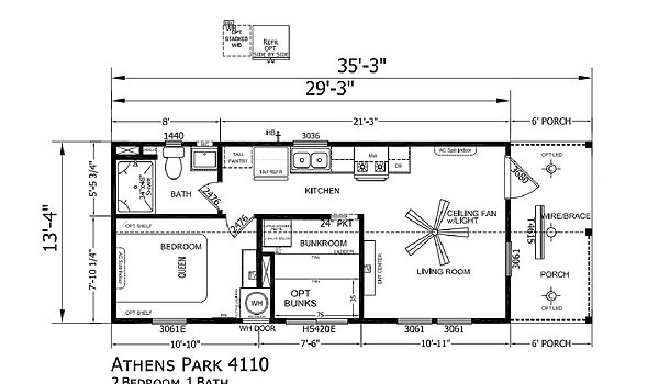 Park Model RV / APS-4110 Layout 96450