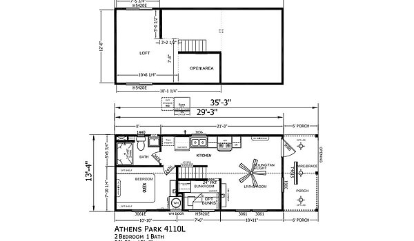 Park Model RV / APS-4110L Layout 96451