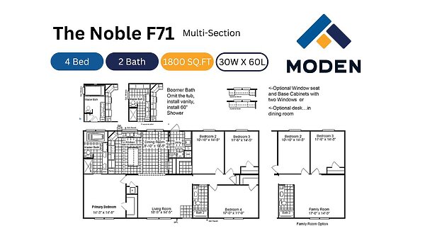 Noble Series / F71 Layout 114973