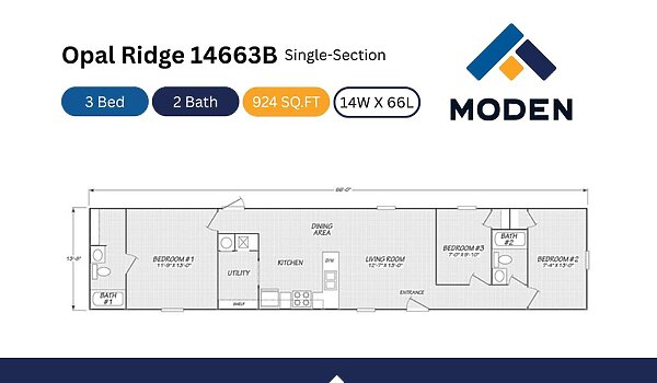 Opal Ridge 14663B / 14663B Layout 126120