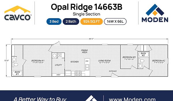 Opal Ridge 14663B / 14663B Layout 140453