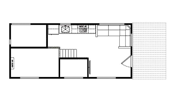 Great Outdoor Cottages / Haven 2112 BW-G2 Layout 121784