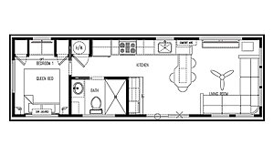 Great Outdoor Cottages / Horizon 300-K2 Layout 121793