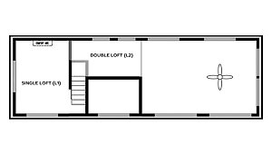 Great Outdoor Cottages / Horizon 300-K2 Layout 121791