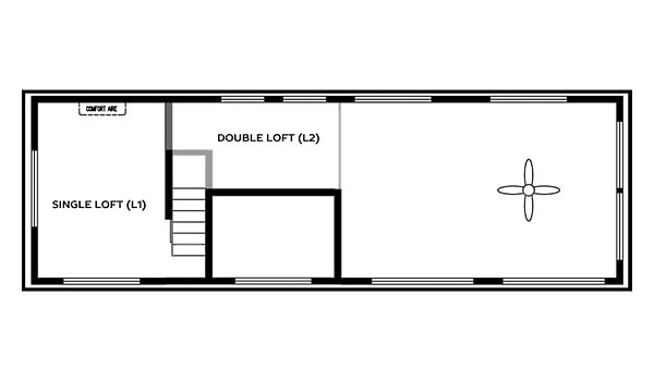 Great Outdoor Cottages / Horizon 300-K2 Layout 121791