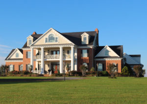 Exterior photo of a modular home mansion