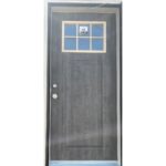 38 x 82 Charcoal 6 Lite Door with Clay Trim and FVS