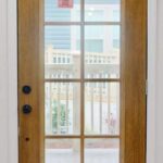 38 x 82 8 Lite Bronze Oak Door